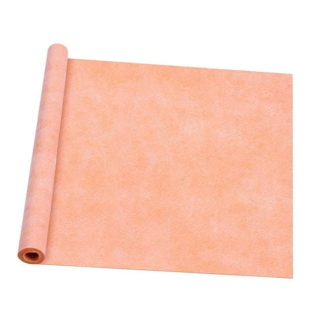 Membrana impermeable, fácil de cortar, de polietileno, flexible, resistente al desgarro, base para baños, duchas y baños de vapor, 0,5 mm de espesor. Naranja