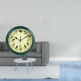 thumbnail image 2 of Reloj Musical De Pared Con Diseño De Pájaros De 25 Cm Con Sonido Y Marco Verde, Ideal Como Regalo De Inauguración De La Casa O Para El Dormitorio. Además, Es Un Elegante Adhesivo De Pared, 2 of 8