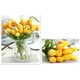thumbnail image 5 of 30 piezas de flores de tulipán artificiales, tulipanes de tacto Real, flores falsas, ramo de boda para decoraciones de boda en el hogar (naranja), 5 of 5