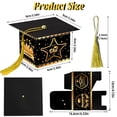 thumbnail image 2 of Graduation Doctoral Cap Box, Surprise Candy Packaging Bags & Gift Storage Bags for Graduation Party Favor Supplies (Black), 2 of 5