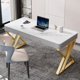 thumbnail image 2 of Desktop Office Desks Shelf Modern Writing Study Organizer Computer Drawers Desktops Executive Biurka Komputerowe Office Supplies My Lux Decor Round, 2 of 21