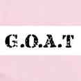 thumbnail image 2 of CafePress - G.O.A.T Greatest Of All Tim Infant Bodysuit - Baby Light Bodysuit, Size Newborn - 24 Months, 2 of 4