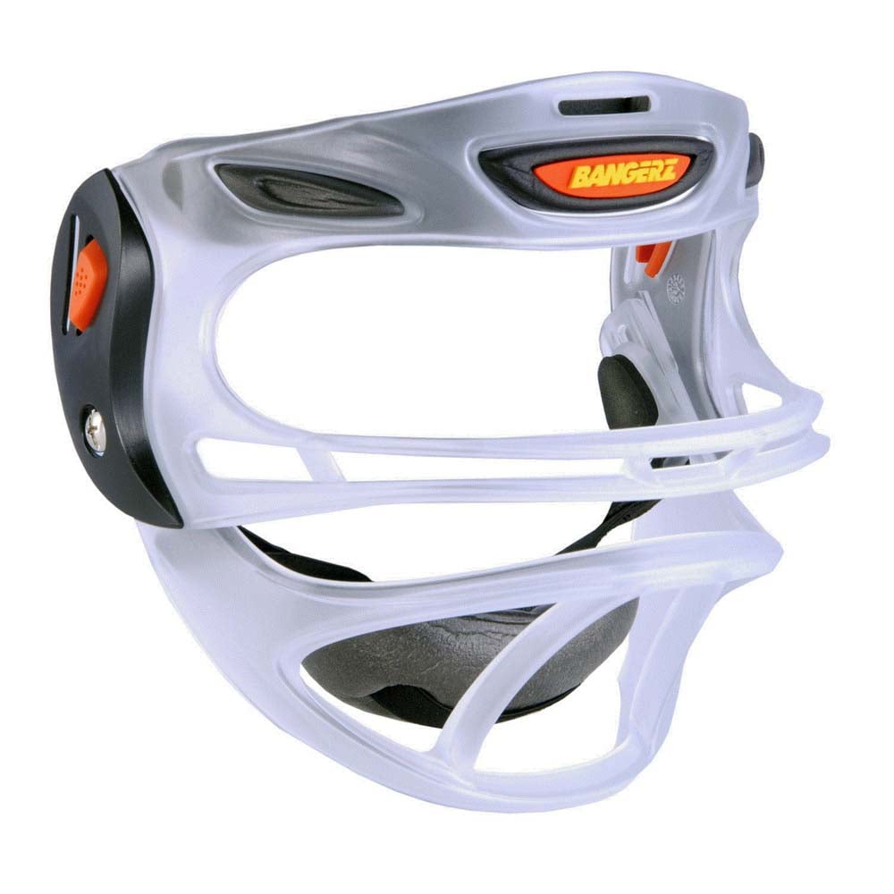 Bangerz® Fully Adjustable CLEAR Baseball / Softball Sports Safety Mask