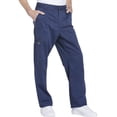 thumbnail image 4 of Dickies Essence Medical Scrubs Pant for Men Drawstring Zip Fly, DK160S, S Short, Navy, 4 of 6