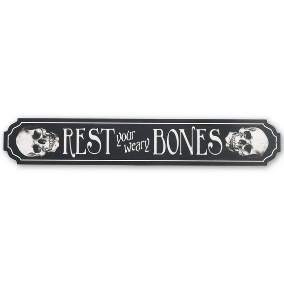 Rest Bones Metal Wall Décor