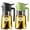 Black & Green, variant on YARRAMATE 16oz/470ml Glass Olive Oil Sprayer for Cooking w/ Stickers, 2 in 1 Oil Spray Dispenser Bottle for Salad, Frying, BBQ (Green)