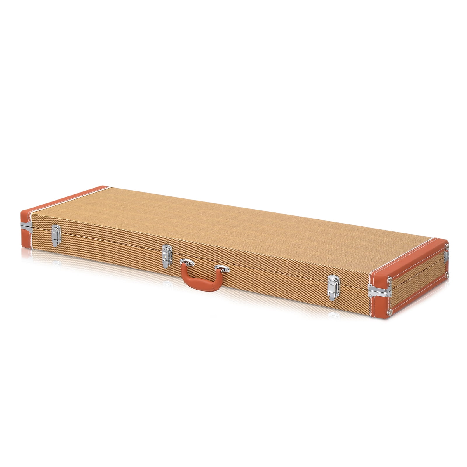 Electric Guitar Square Hard Case Flat, Yellow