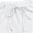 thumbnail image 7 of UACY Girls Two-Piece Set, Short Sleeve T-Shirt and Elastic Waist Drawstring Shorts with Pockets, Summer Outfit (White, 9-10 Years), 7 of 7