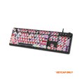 thumbnail image 1 of 104Pcs/Set PBT Universal Round Key Cap Keycaps for Cherry MX Mechanical Keyboard - Red, 1 of 5