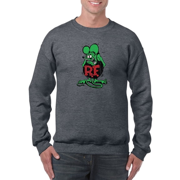 Rat Fink Sheepish Rat Sweatshirt Men -T-Line Designs, Male x-Large