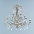 thumbnail image 5 of Livex Lighting Daphne 18 Light Foyer Chandelier in Brushed Nickel, 5 of 9
