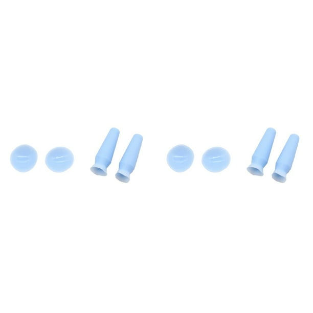 4X Protectora de Silicona para Globo Ocular, Almohadilla para Párpados, Alambre Integrado, Protector de Párpados Doble, Prótesis Ocular con Ventosa B
