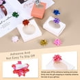 thumbnail image 3 of Uxcell 100Pcs Mini Star Gift Bows, Small Christmas Rainbow Film Gift Wrapping Self-Adhesive Bows Green, 3 of 6