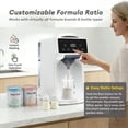 thumbnail image 6 of HORIGEN White Automatic Baby Formula Dispenser with App Control, Instant Heating, BPA-Free for Night Feeding, 6 of 12