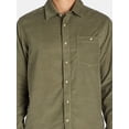 thumbnail image 5 of George Men's and Big Men's Corduroy Shirt with Long Sleeves, Sizes S-3XL, 5 of 5