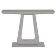 thumbnail image 2 of Contemporary MDF & Glass Console Table - Warm Grey, 2 of 8