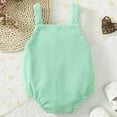 thumbnail image 6 of Hicidod Newborn Onesies Unisex Summer 1 Piece Romper Baby Girl Boy Solid Color Sleeveless Backless Infant Jumpsuit Outfits, 6 of 7