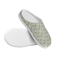 thumbnail image 3 of Picia Leaves for Women's Lamb-hug Comfy Fleece House Slippers Memory Foam, Slip-on House Shoes Indoor Outdoor-37/38, 3 of 7