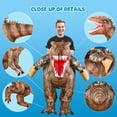 thumbnail image 5 of MAGOTAN Halloween Inflatable Dinosaur Costume Adult,Blow Up T Rex Suit Men Women, Halloween Adults Funny Blow Up Lightweight & Flexible for Cosplay, Parades, 5 of 7