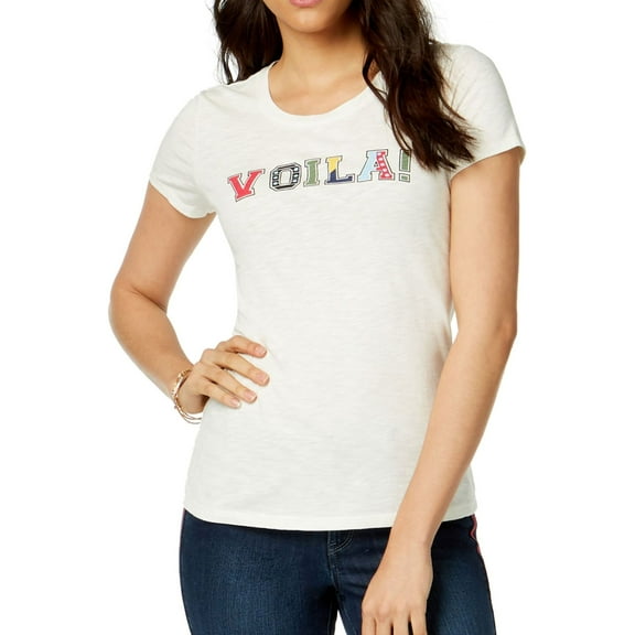 Maison Jules Womens Voila Graphic T-Shirt