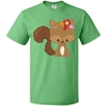 thumbnail image 3 of Inktastic Cute Squirrel, Squirrel With Flowers, Fluffy Tail T-Shirt, 3 of 5