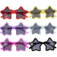 thumbnail image 2 of Star Shaped Sunglasses 6pcs Set Durable & Safe Eyewear for Graduation, Beach, and Festivals Black, Red, Yellow, Purple, Blue for Boys, 2 of 4