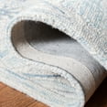 thumbnail image 5 of SAFAVIEH Micro-Loop Carl Floral Overdyed Wool Area Rug, Light Blue/Ivory, 9' x 12', 5 of 9