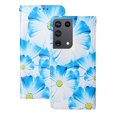 thumbnail image 2 of Allytech Wallet Case for Samsung Galaxy S21 Ultra, PU Leather Folio Flip Stand Shockproof Protection TPU Inner Impact Resistant Cards Holder Case Cover for Samsung Galaxy S21 Ultra,Blue Flower, 2 of 7
