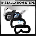 thumbnail image 2 of OUTAD Eye Mask Cover For Oculus Quest 2 Virtual Reality Glasses Silicone Anti-sweat Anti-leakage Light Blocking Eye Cover Pad, 2 of 5