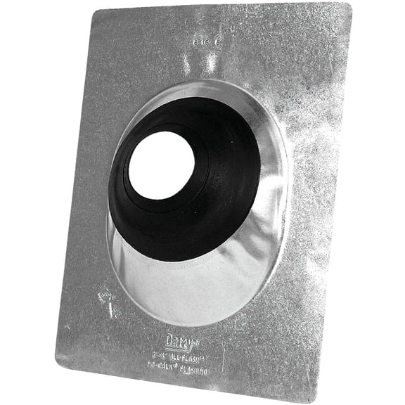 Oatey All-Flash No-Calk 3 In. to 4 In. Galvanized Roof Pipe Flashing 11816