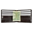 thumbnail image 1 of Eel Skin Soft Leather Bifold Wallet with Center Money Clip E 717, 1 of 3