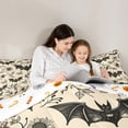 thumbnail image 5 of Feelyou Gothic Halloween Bat Queen Comforter Set, Vintage Rustic Sunflower Bedding Sets, Western Theme Reversible Bedding Comforter Set, Breathable Home Decor, 3-Piece, 5 of 8