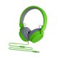 thumbnail image 4 of Auriculares con cable y conector de audio de 3,5 mm para oficina, con micrófono, cómodos. Verde, 4 of 8