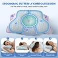 thumbnail image 4 of Alupssuc Cooling Cervical Neck Pillow, Memory Foam Ergonomic Orthopedic Pillow for Neck and Shoulder, 4 of 7