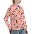 thumbnail image 6 of Sikiie Smiling Pink Pumpkins Women's Casual Hoodies Long Sleeve Lightweight Pullover Tops Loose Sweatshirt-X-Large, 6 of 7