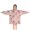Pink Cow Bell, variant on Pink Cow Milk Strawberry Pattern Blanket Hoodies for Kids 6-13YR Oversize Wearable Blanket Hoodies for Boys Girls Teens