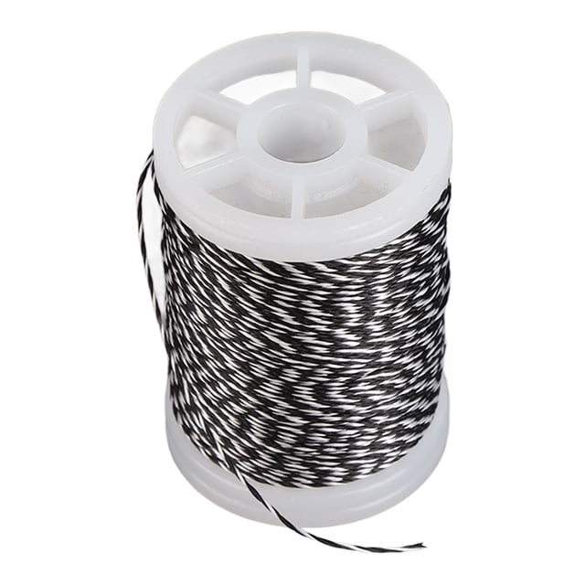 Portable Bowstring Thread, 120M Easy To Carry Durable Bowstring Archery Accessories Wide Applicability for Various Bow Black,Blue,Red,White and Black