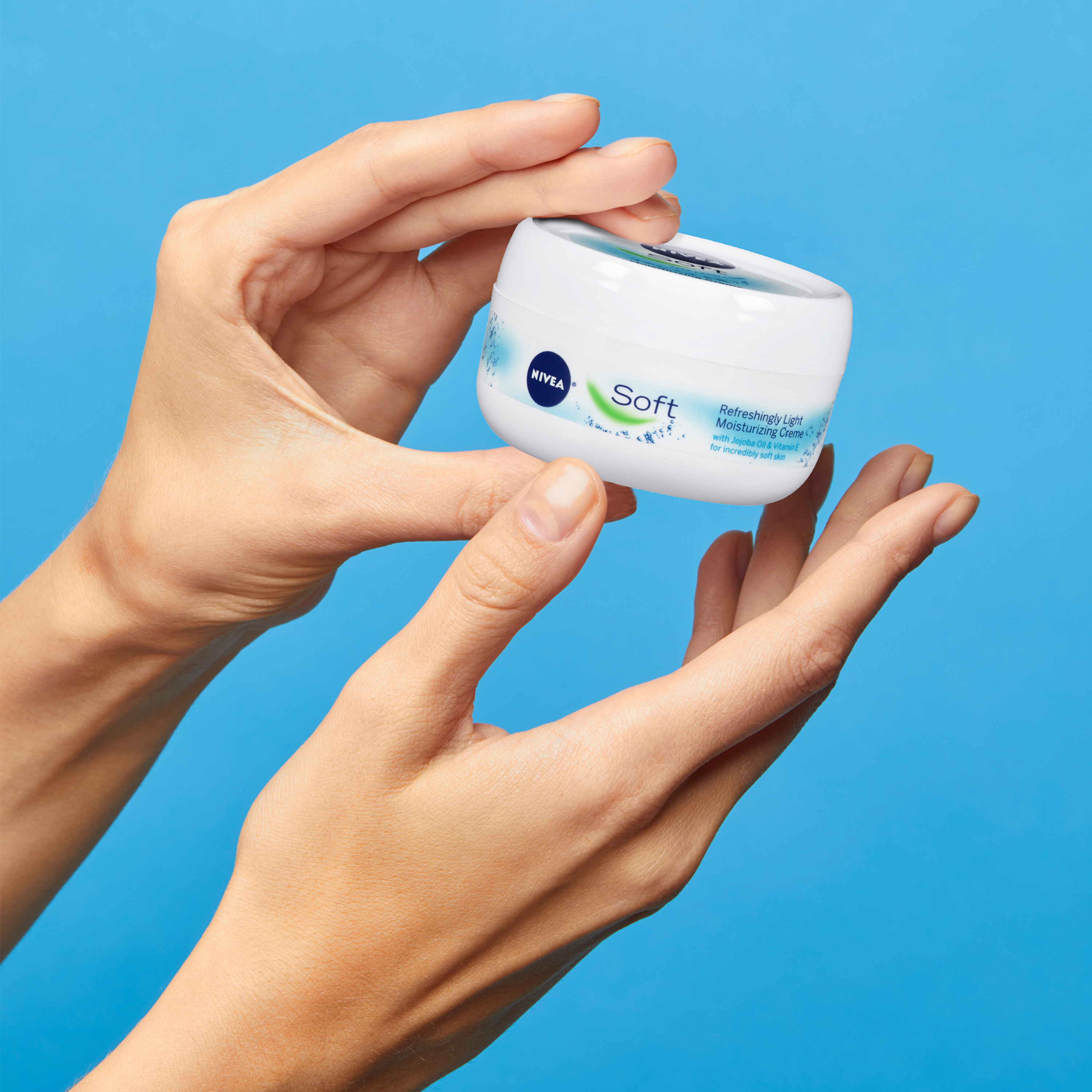nivea soft face body hand cream