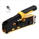 thumbnail image 3 of Herramienta de Crimpado RJ45 Cat7, Herramienta de Crimpado Ethernet, Cortador de Cables, Crimpadora para Conectores de Paso Cat7, Cat6a, Cat6 y Cat5e., 3 of 5