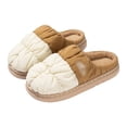 thumbnail image 3 of Gaexia Slippers for Women Indoor,Winter Indoor Outdoor Lined Slippers With Thick Sole for Warmth and Comfort,Outdoor Slippers, 3 of 7