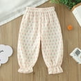 Casual Pants For Girls Toddler Children Summer Floral Print Bloomers