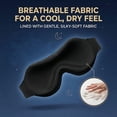 thumbnail image 2 of Eye Mask for Sleeping, Featherlight Sleep Mask with Soft Memory Foam, Total Light Blocking and Secure Fit, 2 of 6