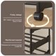 thumbnail image 5 of Shoe Rack With Wheels Movable Shoe Rack Organizer Three Tier Shoe Storage Cabinet For Everyday Items Suitable For Bedroom Closet Entryway Bedroom Under Table, 5 of 6