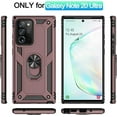 thumbnail image 2 of Case for Note 20 Ultra Case Samsung Note 20 Ultra Case Galaxy Note 20 Ultra Phone Case, Military-Grade Case with Stand & Car Mount Function for Samsung Galaxy Note 20 Ultra 5G - Rose Gold, 2 of 12