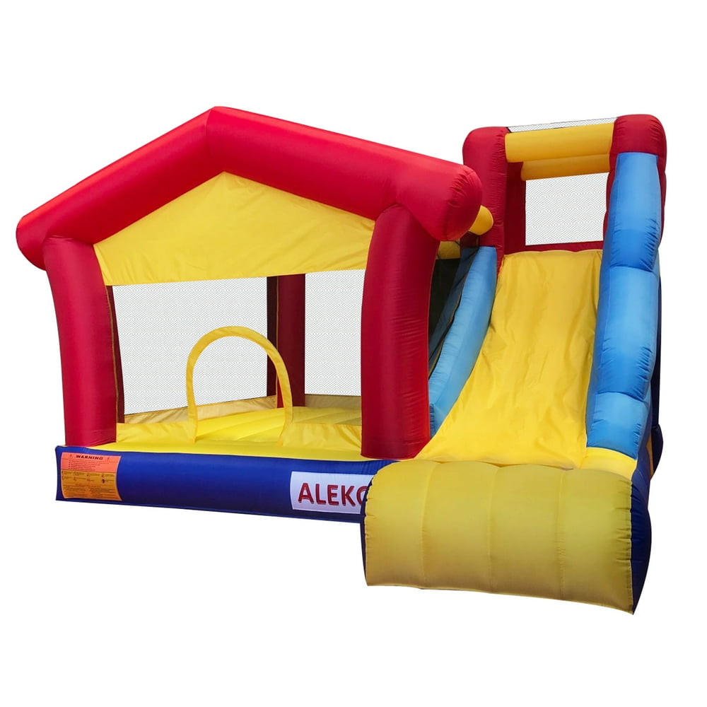 ALEKO Commercial Inflatable Playground Bounce House with Slide and Blower - 11.5' x 10.5' x 8