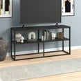 thumbnail image 4 of Presque Rectangular TV Stand for TV's up to 75" in Satin Walnut, 4 of 9