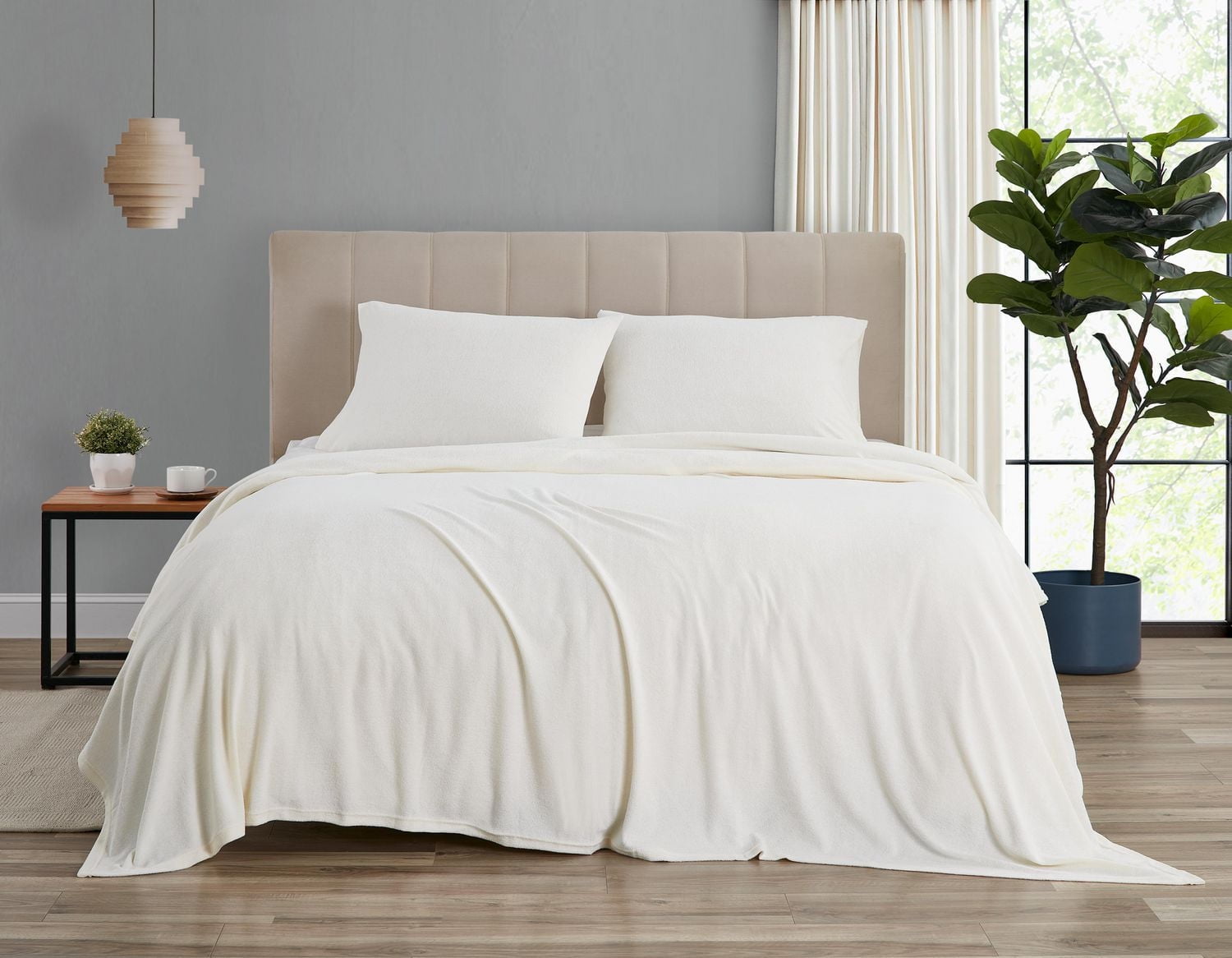 Beco Home Terry Sheet Sets Coconut