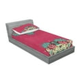 thumbnail image 2 of Ambesonne Mandala Fitted Sheet & Pillow Sham Set, Eastern Boho Floral, Twin, Multicolor, 2 of 2