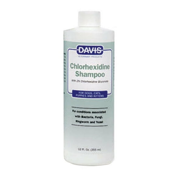 Chlorhexidine Soothe Wounds Pet Skin Conditions Choose Spray Ointment or Shampoo (12oz Shampoo)