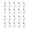 White, variant on 20Pcs Pre Rigged Bread Worm Fishing Lures Glitter Grub Worm Baits Realistic Swimming Action Tackle For Freshwater Saltwater Trout Panfish(White-2Cm)